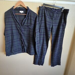 Scarlette Ateliers Paris Plaid Pajamas Size 3, US Large/XL See Measurement